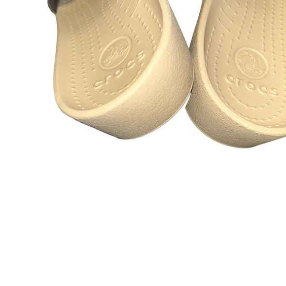 Crocs Cobbler Slides Slip On Sandals Shoes Comfort Retro brown size 10 - Picture 5 of 6